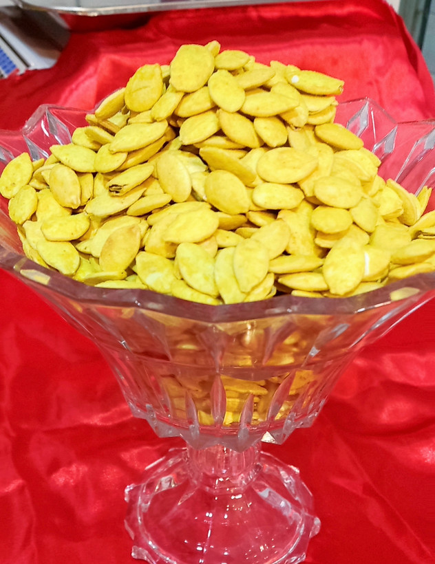 تخمه کدو مرمری زرد